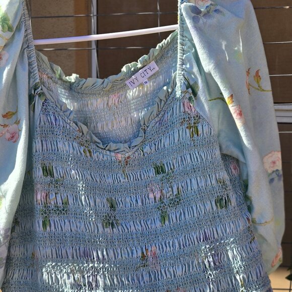 Ivy City Blue Roselyn Dress 1X - Picture 2 of 3